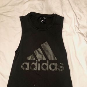 Adidas Black Muscle Shirt